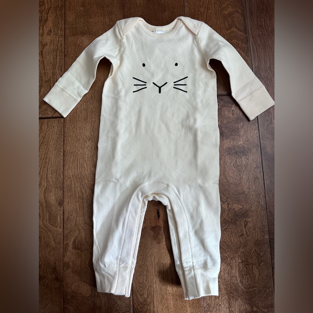 New Hanna Andersson Bunny Unisex Romper